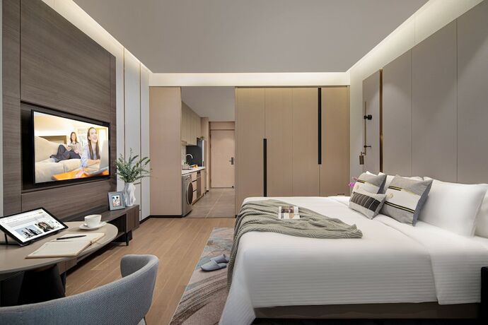 Imagen de la habitación del Hotel Somerset Southbay Zhuhai. Foto 13