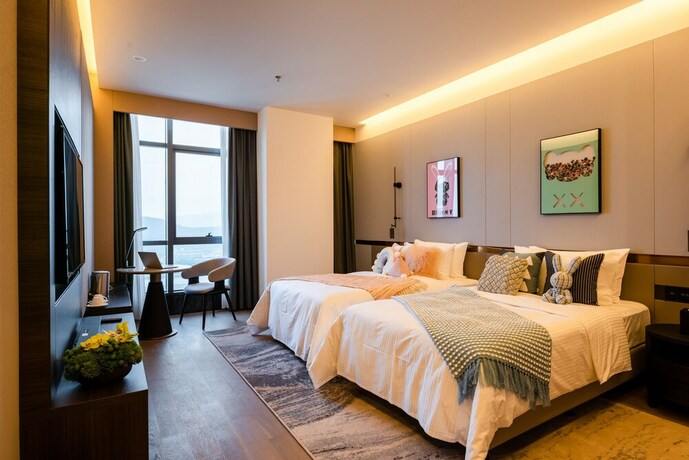 Imagen de la habitación del Hotel Somerset Southbay Zhuhai. Foto 14