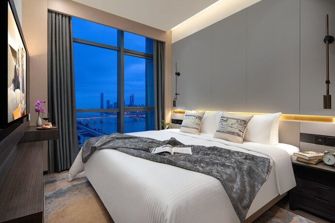 Imagen de la habitación del Hotel Somerset Southbay Zhuhai. Foto 16