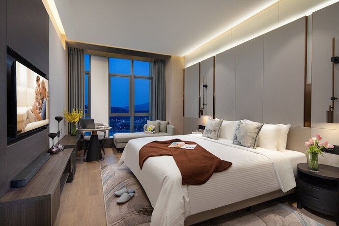 Imagen de la habitación del Hotel Somerset Southbay Zhuhai. Foto 21