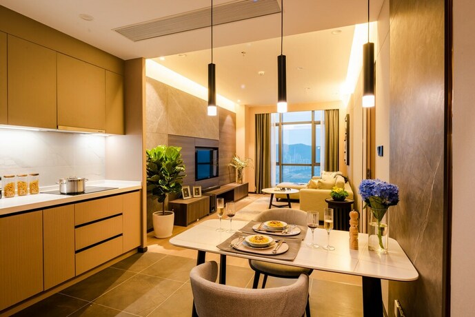 Imagen de la habitación del Hotel Somerset Southbay Zhuhai. Foto 26