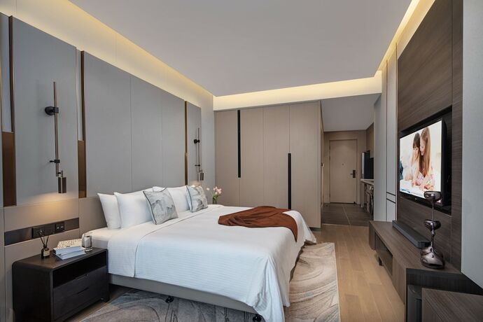 Imagen de la habitación del Hotel Somerset Southbay Zhuhai. Foto 28