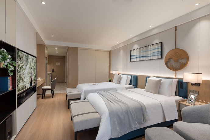 Imagen de la habitación del Hotel Somerset Taihu New City Cbd Wuxi. Foto 4