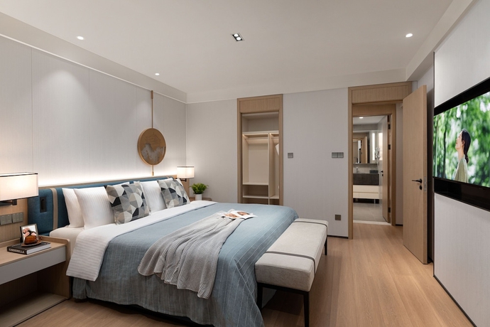 Imagen de la habitación del Hotel Somerset Taihu New City Cbd Wuxi. Foto 9