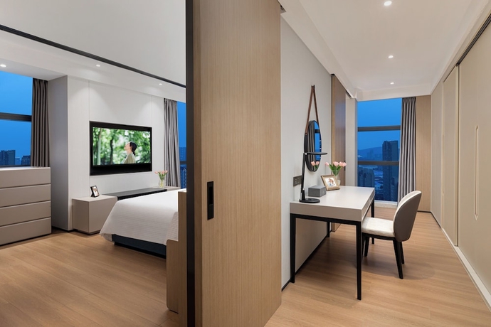 Imagen de la habitación del Hotel Somerset Taihu New City Cbd Wuxi. Foto 10