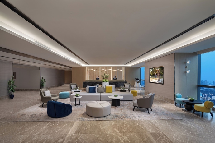 Imagen de los interiores del Hotel Somerset Taihu New City Cbd Wuxi. Foto 19
