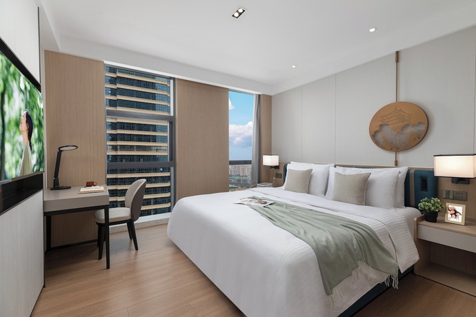 Imagen de la habitación del Hotel Somerset Taihu New City Cbd Wuxi. Foto 14