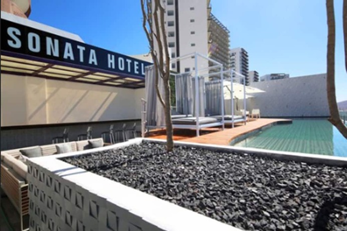 Imagen de la piscina del Hotel Sonata, San Andr&eacute;s Cholula. Foto 20