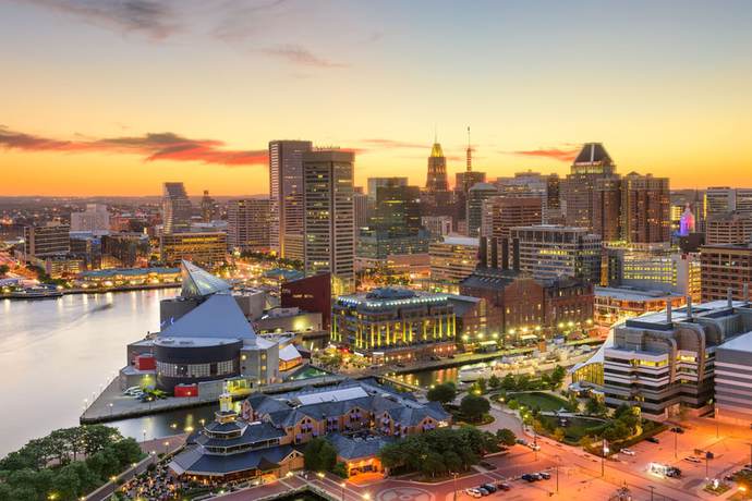 Imagen de los exteriores del Hotel Sonesta Baltimore Inner Harbor. Foto 11
