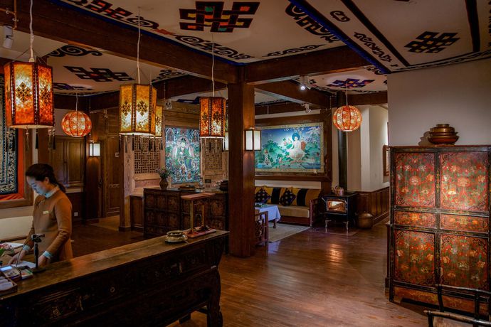 Imagen de los interiores del Hotel Songtsam Lodge Shangri-la. Foto 17