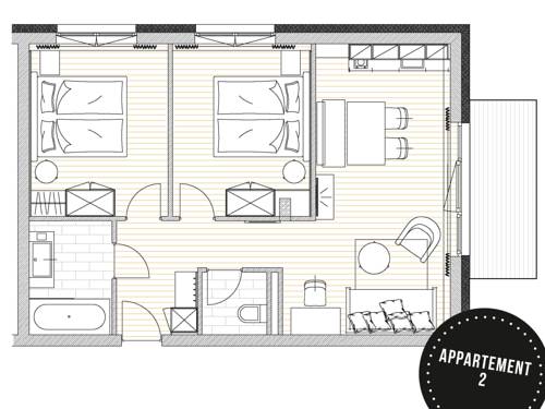 Imagen de la habitación del Hotel Sonja Alpine Resort. Foto 14