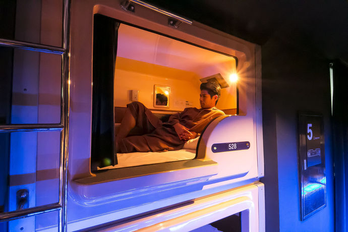 Imagen de los interiores del Hotel Spa and Capsule Grandpark Inn Kitasenju. Foto 16