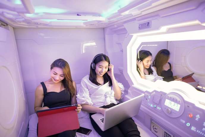 Imagen de la habitación del Hotel Space. Foto 3