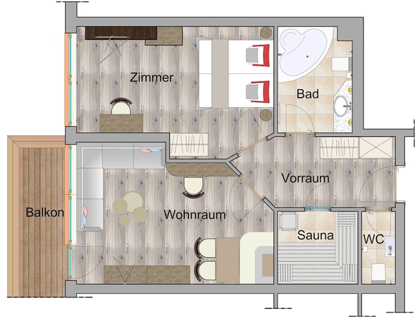 Imagen de la habitación del Hotel Sport- Und Wellnesshotel Held 4 Sterne Superior. Foto 10