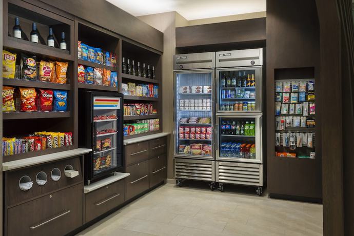Imagen del bar/restaurante del Hotel SpringHill Suites by Marriott Belmont Redwood Shores. Foto 3