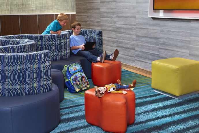 Imagen de los interiores del Hotel Springhill Suites By Marriott At Anaheim Resort/conv. Cntr. Foto 12