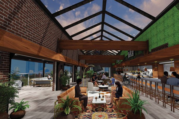 Imagen del bar/restaurante del Hotel Springhill Suites By Marriott Fort Worth Historic Stockyards. Foto 3