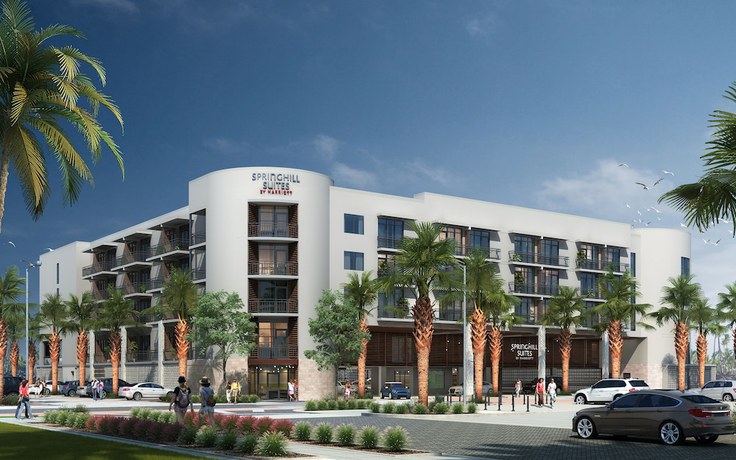 Imagen general del Hotel Springhill Suites By Marriott Jacksonville Beach Oceanfront. Foto 1
