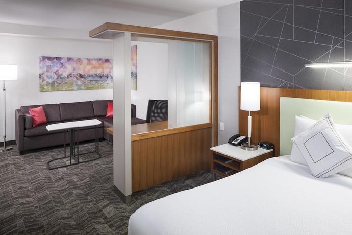 Imagen de la habitación del Hotel Springhill Suites By Marriott Salt Lake City Airport. Foto 10
