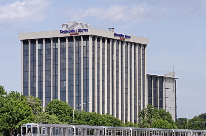 Imagen de los exteriores del Hotel Springhill Suites Chicago O'hare By Marriott. Foto 13