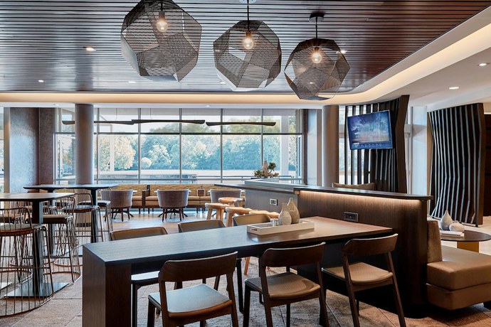 Imagen del bar/restaurante del Hotel Springhill Suites by Marriott Albuquerque University Area. Foto 6