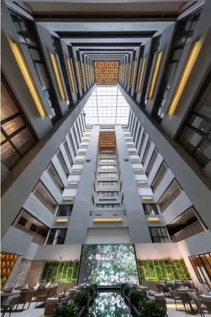 Imagen de los interiores del Hotel Ssaw Boutique Hangzhou River Side. Foto 9