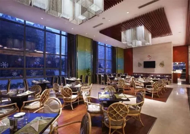 Imagen del bar/restaurante del Hotel Stay in Wuhan Nearly railway station. Foto 2
