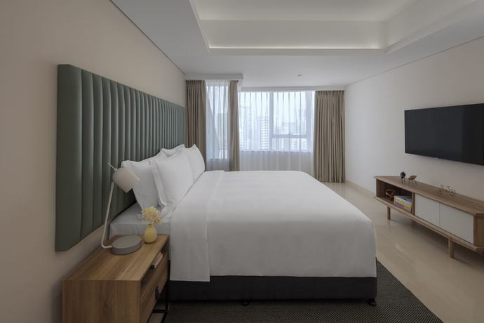 Imagen de la habitación del Hotel Staybridge Suites Dubai Internet City, An Ihg. Foto 5