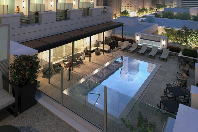 Imagen de la piscina del Hotel Staybridge Suites Houston Downtown by IHG. Foto 12