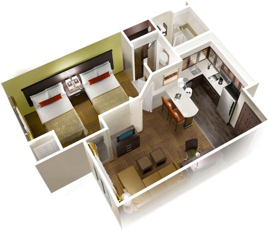 Imagen de la habitación del Hotel Staybridge Suites Wisconsin Dells - Lake Delton, an IHG. Foto 13