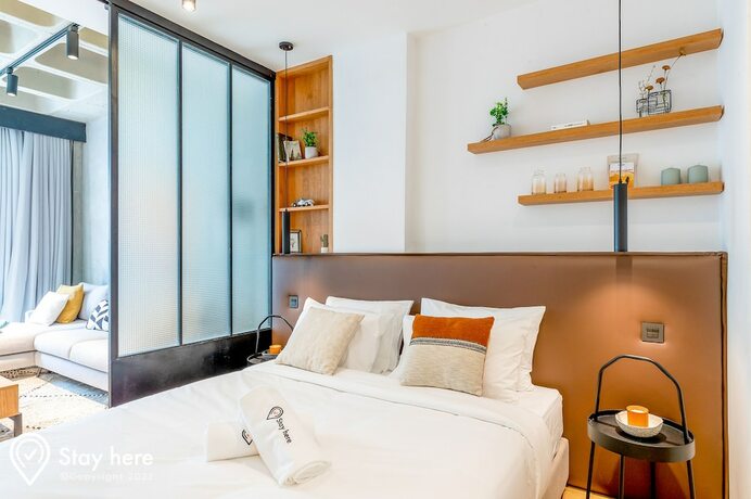 Imagen de la habitación del Hotel Stayhere Casablanca - Gauthier 1 - Modern Residence. Foto 15