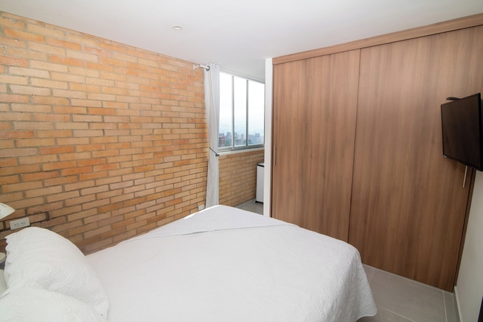 Imagen de la habitación del Hotel Staynova Acogedor Loft en El poblado. Foto 8