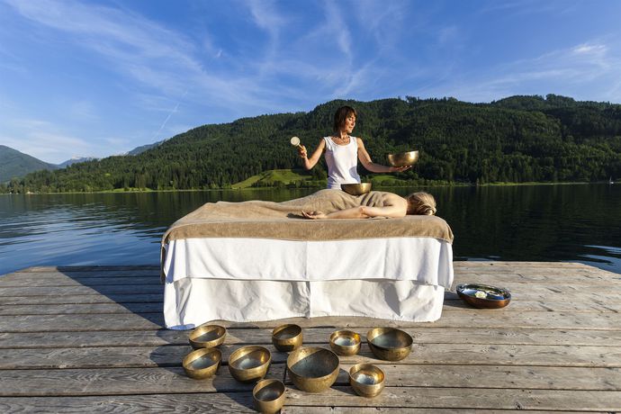Imagen de los exteriores del Hotel Strandhotel Am Weissensee. Foto 13