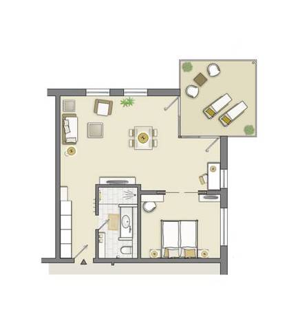 Imagen de la habitación del Hotel Strandhotel D&uuml;nenmeer. Foto 12