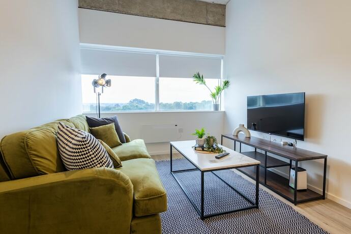 Imagen de la habitación del Hotel Stunning City View Apartments in Milton Keynes, Central Location Close to Everything, Free Parking. Foto 17