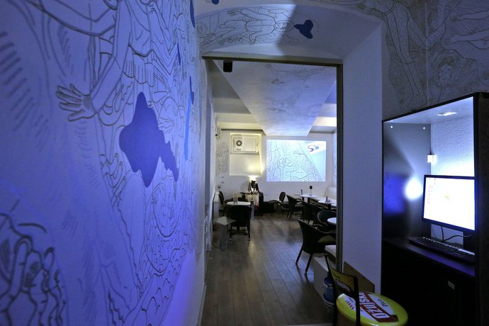 Imagen del bar/restaurante del Hotel SubSpace Hostel. Foto 5