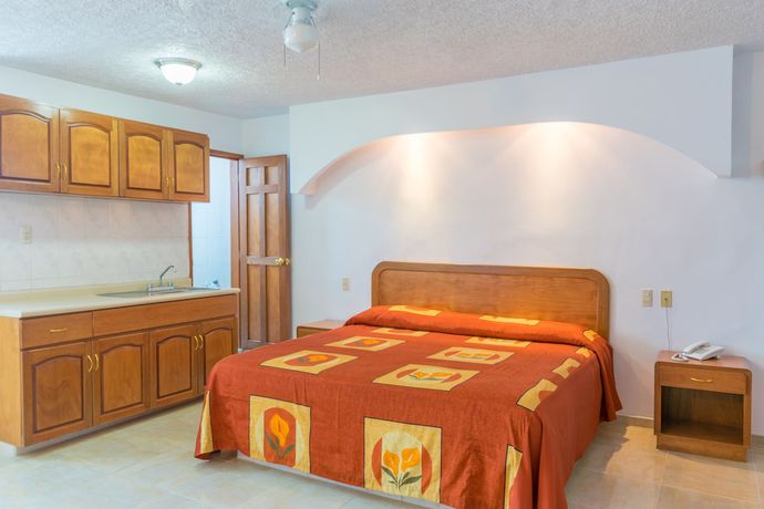 Imagen de la habitación del Hotel Suites Poliforum Inn, Le&oacute;n. Foto 3