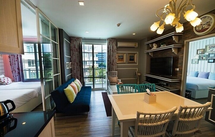 Imagen de la habitación del Hotel Summer Huahin Condo 2 Bedrooms Pool View By Dome. Foto 35