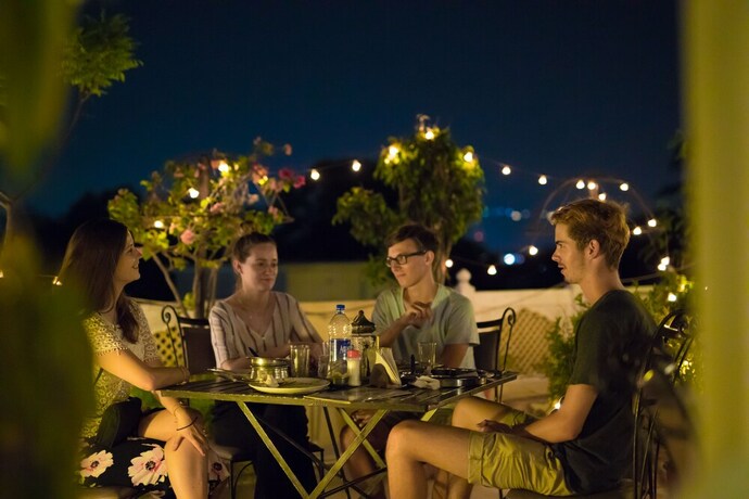 Imagen del bar/restaurante del Hotel Sunder Palace-a Heritage Styled Boutique. Foto 14