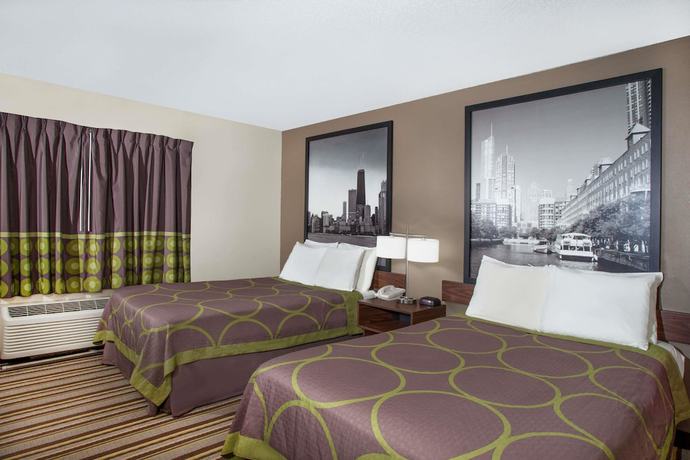 Imagen de la habitación del Hotel Super 8 By Wyndham Chicago/rosemont/o'hare/se. Foto 8