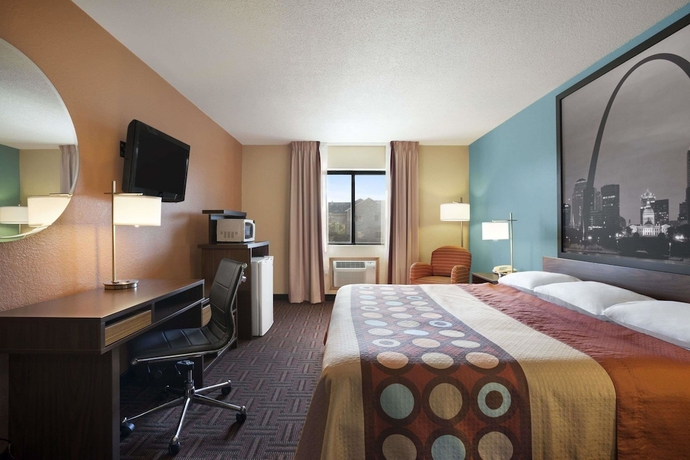 Imagen de la habitación del Hotel Super 8 By Wyndham Collinsville St. Louis. Foto 5