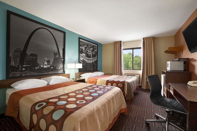 Imagen de la habitación del Hotel Super 8 By Wyndham Fairview Heights-st. Louis. Foto 8