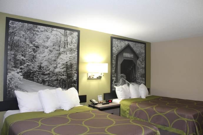 Imagen de la habitación del Hotel Super 8 By Wyndham Michigan City. Foto 7