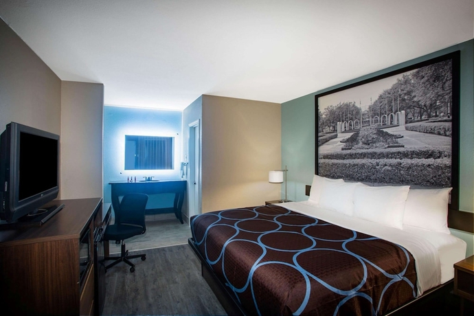 Imagen de la habitación del Hotel Super 8 By Wyndham Mobile I-65. Foto 6