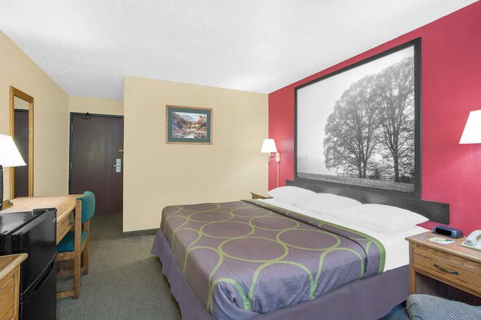 Imagen de la habitación del Hotel Super 8 By Wyndham Roanoke Va. Foto 6