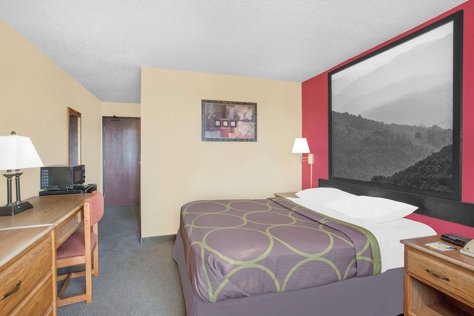 Imagen de la habitación del Hotel Super 8 By Wyndham Roanoke Va. Foto 11