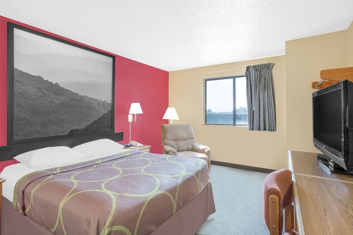 Imagen de la habitación del Hotel Super 8 By Wyndham Roanoke Va. Foto 12