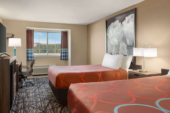 Imagen de la habitación del Hotel Super 8 By Wyndham San Antonio Airport North. Foto 7