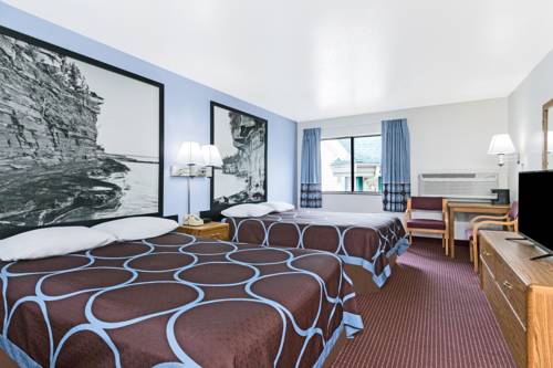 Imagen de la habitación del Hotel Super 8 By Wyndham Wisconsin Dells. Foto 8