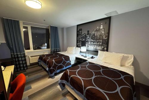 Imagen de la habitación del Hotel Super 8 by Wyndham Brooklyn Fulton Street/Broadway Junction. Foto 5